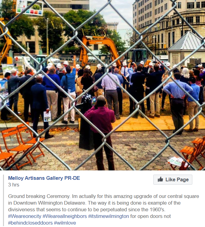 Rodney Square Facebook post